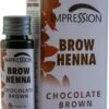 Impression Henna Wenkbrauwverf | Chocolade Bruin | Chocolate Brown | Chocolat Brun | Brow Henna | Goed Voor Meer Dan 20 Behandelingen -Cosmetica Promotiewinkel 1025x1200