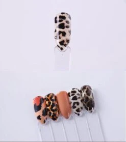 Merkloos EPIN | Panter Print Nagel Stickers | Nagel Folie | 4 Verschillende Panter Print Vellen | Exclusief Lijm | 4 Vel | 20x4 CM -Cosmetica Promotiewinkel 1064x1200 4