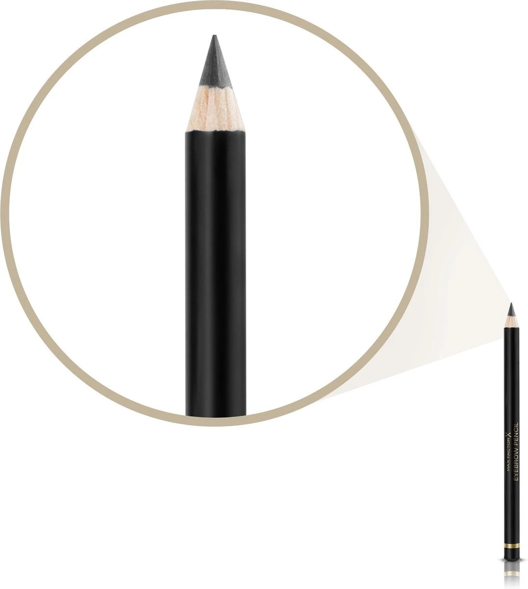 Max Factor Eyes - 01 Ebony - Wenkbrauwpotlood 6 Max Factor Eyes - 01 Ebony - Wenkbrauwpotlood - Afbeelding 4