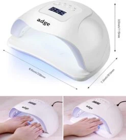Adge - 54W LED Nageldroger Voor Gelnagels - Geschikt Voor ALLE Nagel Gellak - 36 LEDs - Met Timer -Cosmetica Promotiewinkel 1080x1200 3