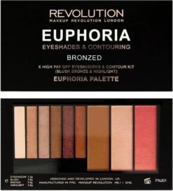 Makeup Revolution Euphoria Palette - Bronzed Euphoria -Cosmetica Promotiewinkel 1086x1200