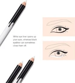 Witte Soft Eyeliner - 2 Stuks - Zachte Eyeliner - White Eyeliner - 2 Pieces - -Cosmetica Promotiewinkel 1088x1200 1