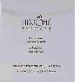 Herome Eye Care Wenkbrauw Poeder Middenbruin - Compact Brow Powder Medium Brown - Waterproof Verrijkt Met Panthenol - Volumineuze Wenkbrauwen -Cosmetica Promotiewinkel 1095x1200