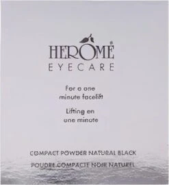 Herome Eye Care Wenkbrauw Poeder Zwart - Compact Brow Powder Nearly Black - Waterproof Verrijkt Met Panthenol - Volumineuze Wenkbrauwen In Een Handomdraai -Cosmetica Promotiewinkel 1097x1200 1