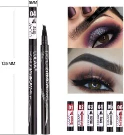 LULAA Microblade Pen - Watervaste Wenkbrauwpen - DONKERBRUIN - Waterproof Tattoo Pen - Make Up - Microblading - Eyebrow -Cosmetica Promotiewinkel 1106x1200 2