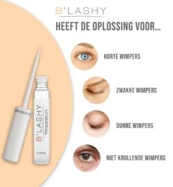 B’LASHY® Wimperserum - Wimper Groeimiddel - Wimper Serum Voor Sterke, Lange En Volle Wimpers - 5 Ml -Cosmetica Promotiewinkel 1115x1200