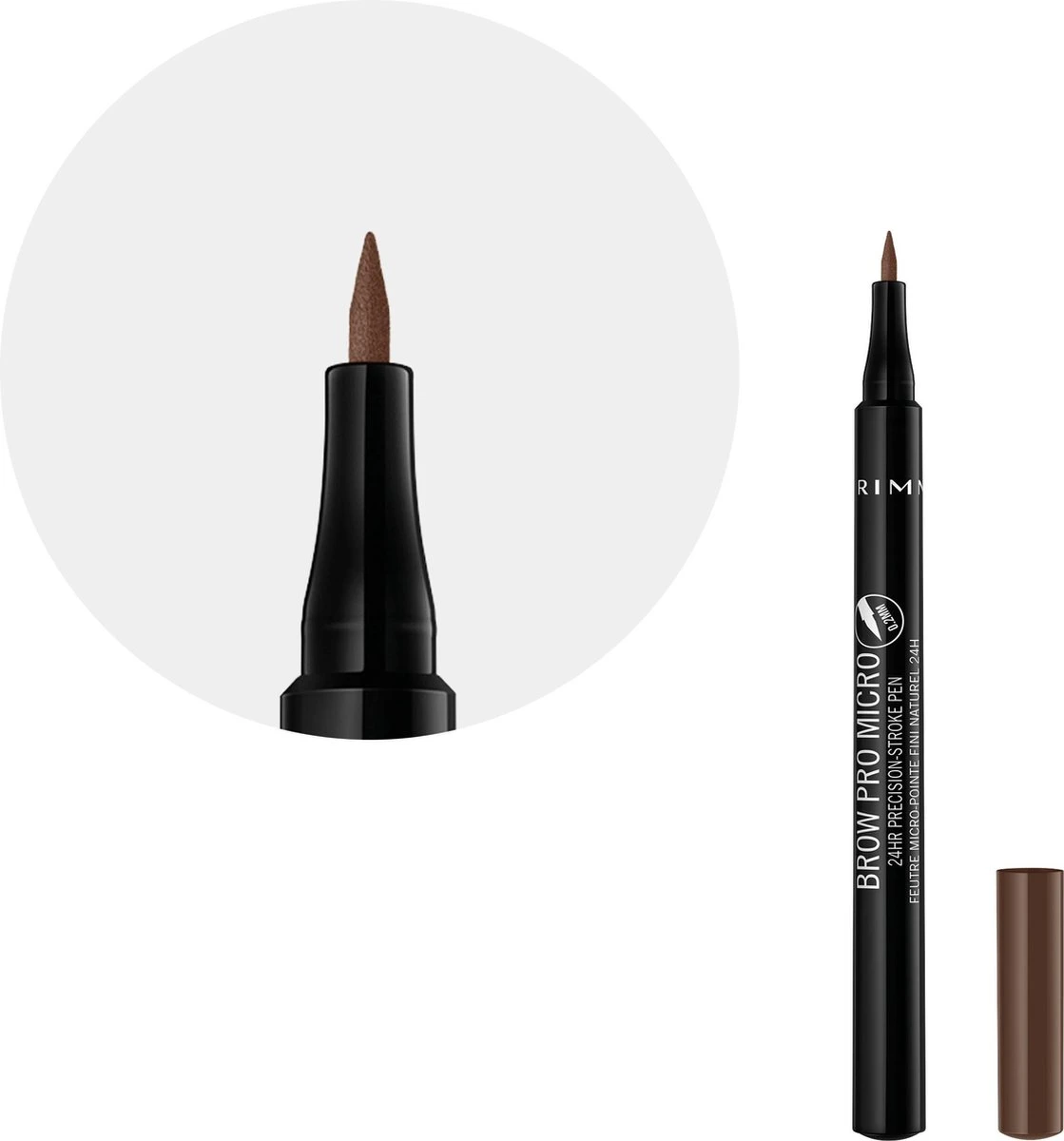 Rimmel London Brow Pro Micro Eyebrow Gel - 003 Soft Brown 11 Rimmel London Brow Pro Micro Eyebrow Gel - 003 Soft Brown - Afbeelding 9