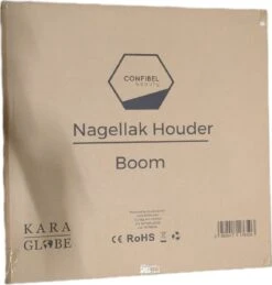 Confibel Nagellak Houder - Nagellak Flesjes Organizer - Essentiële Oliën Organizer - Rek Voor Flesjes - Wanddecoratie - Zwart -Cosmetica Promotiewinkel 1146x1200 2