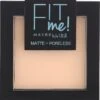 Maybelline Fit Me Matte + Poreless Compact Poeder - 104 Soft Ivory -Cosmetica Promotiewinkel 1152x1200