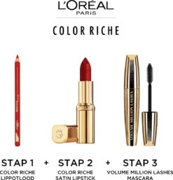 L'Oréal Lippenstift Color Riche Satin 145 L'Adresse Oranje -Cosmetica Promotiewinkel 1154x1200 1