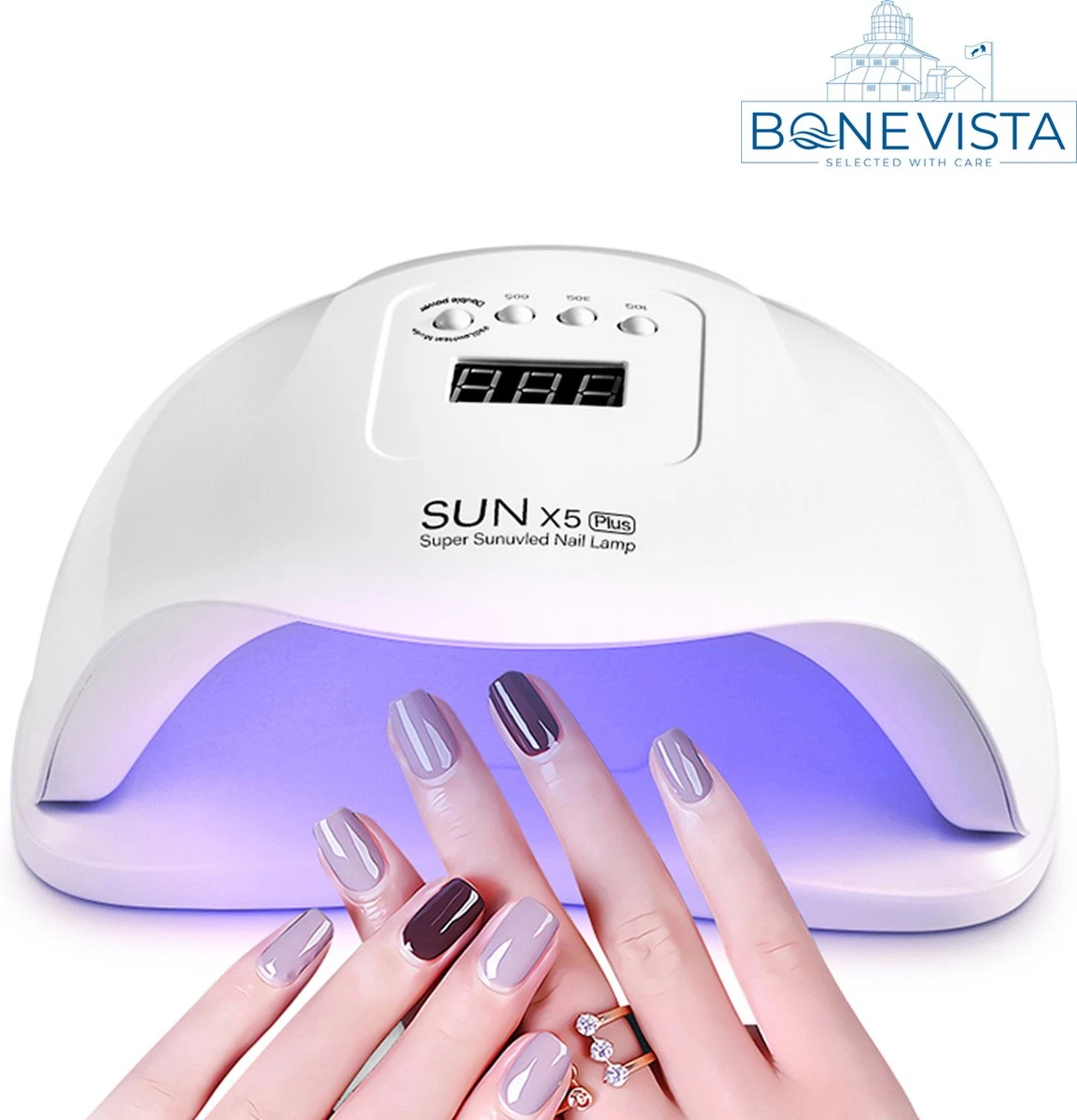 Sun 5 48W Wit Nageldroger Met UV LED Lamp Nagels - Gellak/Gelnagels/Gel Nagellak Droger - Nagellamp / Nagel Lamp 3 Sun 5 48W Wit Nageldroger Met UV LED Lamp Nagels - Gellak/Gelnagels/Gel Nagellak Droger - Nagellamp / Nagel Lamp