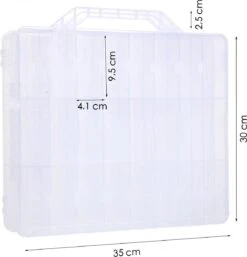 Nagellak Organizer - Koffer Met Vakverdeling - Ruimte Voor 48 Verschillende Nagellakpotjes - 35 X 30 Cm - Kunststof - Naaigarenopbergkoffer 11 Nagellak Organizer - Koffer Met Vakverdeling - Ruimte Voor 48 Verschillende Nagellakpotjes - 35 X 30 Cm - Kunststof - Naaigarenopbergkoffer -Cosmetica Promotiewinkel 1155x1200 3