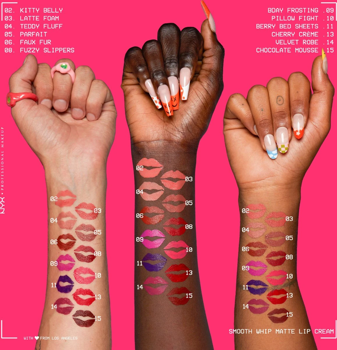 NYX Professional Makeup Lippenstift Smooth Whip Matte 02 Kitty Belly, 4 Ml 7 NYX Professional Makeup Lippenstift Smooth Whip Matte 02 Kitty Belly, 4 Ml - Afbeelding 5