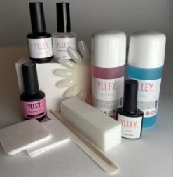Brush On Builder Gel Kit Zonder Lamp - YLLEY - BIAB - Starterkit - Top Coat - Nagelriem Olie