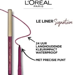 L’Oréal Paris Le Liner Signature Oogpotlood - 04 Gold Velvet – Goud - Waterproof -Cosmetica Promotiewinkel 1174x1200 5