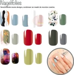 Nagellak - Nagels - Nagelvijl - Nagelstickers - 20 Nagel Folies - Nagel Folie - Nagellak Set - Nagelfolie - Nailwraps - Roze - Roze Nagellak -Cosmetica Promotiewinkel 1189x1200 13