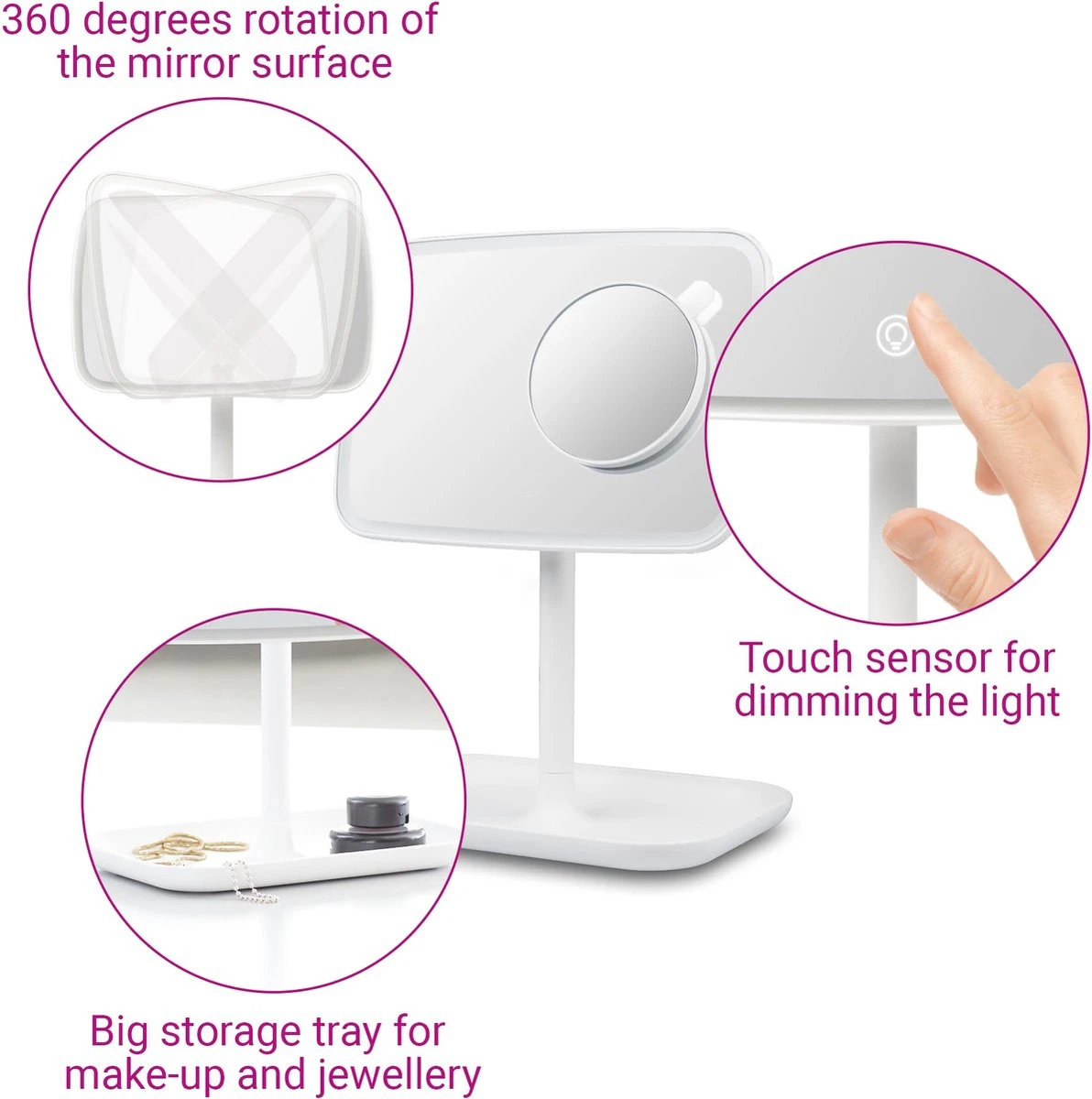 Medisana CM 848 Cosmetica-Spiegel 6 Medisana CM 848 Cosmetica-Spiegel - Afbeelding 4