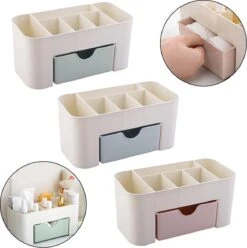 IBright Make-Up Organizer Met Lade - Cosmetica Opbergdoos - Bureau Organizer - Blauw -Cosmetica Promotiewinkel 1193x1200 6