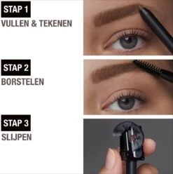 Maybelline Tattoo Brow 36H Wenkbrauwpotlood - 05 Medium Brown -Cosmetica Promotiewinkel 1197x1200 15