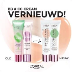 L’Oréal Paris - C'est Magic - Anti-roodheid Crème - CC Cream - 30 Ml -Cosmetica Promotiewinkel 1197x1200 2