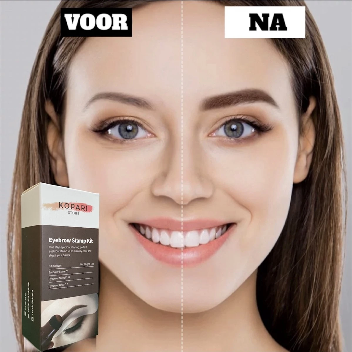 Kopari Wenkbrauw Stempel - Wenkbrauw Stempel - Make Up Inclusief Sjablonen - Eyebrow Stamp - Stempelset - Brow Stamp - Wenkbrauw Sjabloon 6 Kopari Wenkbrauw Stempel - Wenkbrauw Stempel - Make Up Inclusief Sjablonen - Eyebrow Stamp - Stempelset - Brow Stamp - Wenkbrauw Sjabloon - Afbeelding 4