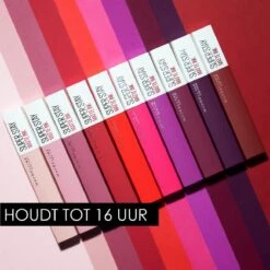 Maybelline Stay Matte Ink Lippenstift - 65 Seductres -Cosmetica Promotiewinkel 1198x1200 7