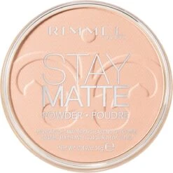 Rimmel London Rimmel - Stay Matte Matte Pressed Powder 14 G 002 Pink Blossom - 15 Rimmel London Rimmel - Stay Matte Matte Pressed Powder 14 G 002 Pink Blossom - -Cosmetica Promotiewinkel 1199x1200 1