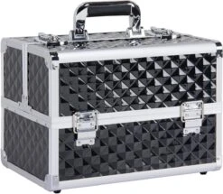 Make-upkoffer, Kapperskoffer, Cosmeticakoffer, Lege Nagelkoffer, Multikoffer, Afsluitbaar Voor Nageldesign/massageolie/fotoapparatuur, 34,7 X 22,2 X 25 Cm HMTM-YAHEE-411176 -Cosmetica Promotiewinkel 1200x1043 2