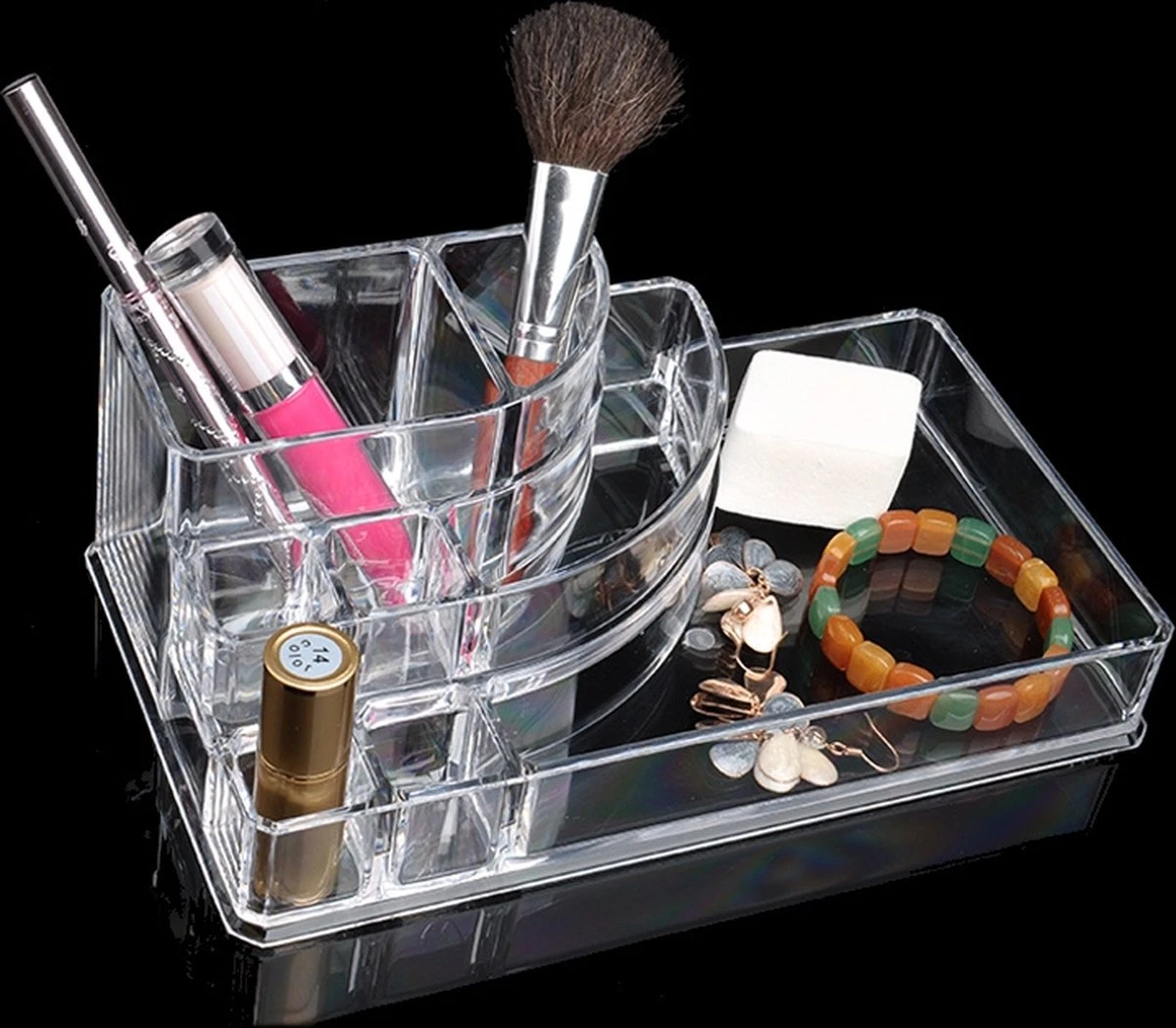 Five® Make Up Organiser Transparant - Transparant - Sorteervakken 5 Five® Make Up Organiser Transparant - Transparant - Sorteervakken - Afbeelding 3