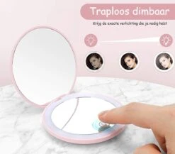 Led-verlichte Oplaadbare Compacte Make-up Spiegel Rond |1 X 2 X Vergroting | Make-upspiegel | Zakspiegel | Handspiegel | Reisspiegel | Dimbaar|als Cadeau | USB-lader | Rond | Zwart 14 Led-verlichte Oplaadbare Compacte Make-up Spiegel Rond |1 X 2 X Vergroting | Make-upspiegel | Zakspiegel | Handspiegel | Reisspiegel | Dimbaar|als Cadeau | USB-lader | Rond | Zwart -Cosmetica Promotiewinkel 1200x1056 2