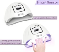 Merkloos Daniqqi - 80 Watt UV LED Lamp Nagels - 45 Leds Nagellamp - Wit -Cosmetica Promotiewinkel 1200x1062 2