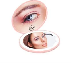Fritzline© Make-up Spiegel | Compact | Tru-Daylight LED Verlichting | 10x Vergroting | Rond 20 Fritzline© Make-up Spiegel | Compact | Tru-Daylight LED Verlichting | 10x Vergroting | Rond -Cosmetica Promotiewinkel 1200x1075 3