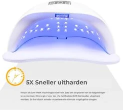 Adge - 54W LED Nageldroger Voor Gelnagels - Geschikt Voor ALLE Nagel Gellak - 36 LEDs - Met Timer -Cosmetica Promotiewinkel 1200x1078 2