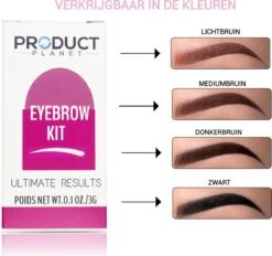 ProductPlanet Premium Wenkbrauw Stempel - Wenkbrauw Sjabloon - Wenkbrauwstempel - Brow Stamp - 10 Sjablonen - Borsteltje - Herbruikbaar - Waterdicht - Cadeau Voor Haar - Zwart -Cosmetica Promotiewinkel 1200x1125 12
