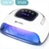 ForDig 220W Professionele Nageldroger Voor Gel Nagels - Nagellak Droger Met UV LED Lamp En Timer Voor Gelnagels - Nageldrogerlamp Met 57 LED Lampjes Voor Nagel Gellak - Geschikt Voor Manicure En Pedicure - Nagellakdroger Hard Gelpolish Builder -Cosmetica Promotiewinkel 1200x1130 6