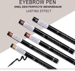 Wenkbrauw Microblade Pen - Tattoo - BRUIN 03 - Watervaste Microblading Wenkbrauwpen - Eyebrow Tattoo Pen - Make Up - 4 Punts Pen -Cosmetica Promotiewinkel 1200x1136 2