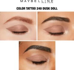 Maybelline Eye Studio Color Tattoo 24H Cream Oogschaduw - 240 Dusk Doll - Bruin -Cosmetica Promotiewinkel 1200x1136