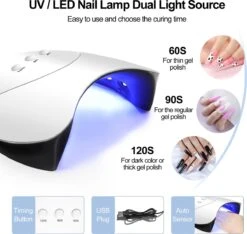 Royala D6 Gellak - Gellak Starterspakket 10 Kleuren - Gellak - Gellak Set - UV LED Lamp 36W - Manicure - Nagellak - Nail Art - 10 Kleuren Gel Polish - Nagellakset - Gellakset -Cosmetica Promotiewinkel 1200x1138 7