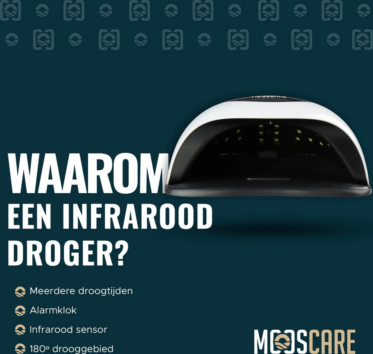 MOOSCARE 120 Watt LED Lamp Voor Gellak Nagels - UV Lamp Gelnagels - Nail Art Nagellamp - Gel Nagellak Nageldroger 8 MOOSCARE 120 Watt LED Lamp Voor Gellak Nagels - UV Lamp Gelnagels - Nail Art Nagellamp - Gel Nagellak Nageldroger - Afbeelding 6