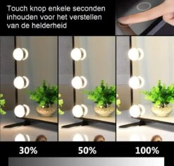 Hollywood Spiegel | Videri Vanity Zwart | Spiegel Met Verlichting | Make Up Spiegel | Visagie Spiegel | Cosmetische Spiegel | Dimbaar -Cosmetica Promotiewinkel 1200x1144 2