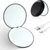 Led-verlichte Oplaadbare Compacte Make-up Spiegel Rond |1 X 2 X Vergroting | Make-upspiegel | Zakspiegel | Handspiegel | Reisspiegel | Dimbaar|als Cadeau | USB-lader | Rond | Zwart 2 Led-verlichte Oplaadbare Compacte Make-up Spiegel Rond |1 X 2 X Vergroting | Make-upspiegel | Zakspiegel | Handspiegel | Reisspiegel | Dimbaar|als Cadeau | USB-lader | Rond | Zwart -Cosmetica Promotiewinkel 1200x1148 2