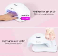 LifeGoods Nageldroger - Voor Gelnagels - 36 LED's - 54W -Cosmetica Promotiewinkel 1200x1153 3