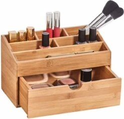 Zeller Present Houten Bureau Organizer - C-04-4-CHout - Sorteervakken & Duurzaam -Cosmetica Promotiewinkel 1200x1155 3
