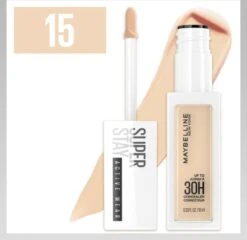 Maybelline SuperStay 30H Active Wear Concealer - 15 Light -Cosmetica Promotiewinkel 1200x1168 2