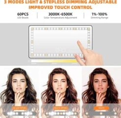 Merkloos EK Boutique 'auto Zonneklep Make-up Spiegel Met Led Verlichting' (oplaadbaar) (wit) 'make-up Spiegel Auto' 'make-up Spiegel Met Led' 'make-up Spiegel' 'make-up Spiegel Met Led' 'make-up Spiegel' -Cosmetica Promotiewinkel 1200x1170 27