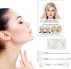 Face Lift Tape - Licht Haar - Facelift Zonder Chirurgie - Instant Eyes, Face And Neck Lift - Blond/wit/licht Haar - 40 Stuks - Transparent -Cosmetica Promotiewinkel 1200x1170 30