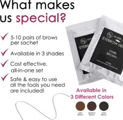 Marie-José & Co Henna Wenkbrauwverf Donkerbruin - Complete Henna Brows Kit - Tattoo Brow Set Voor 20 Paar Wenkbrauwen 13 Marie-José & Co Henna Wenkbrauwverf Donkerbruin - Complete Henna Brows Kit - Tattoo Brow Set Voor 20 Paar Wenkbrauwen -Cosmetica Promotiewinkel 1200x1172