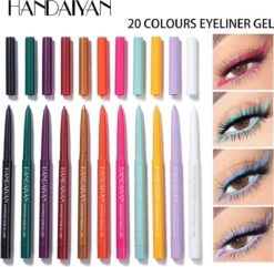 HANDAIYAN Sneldrogend Waterdicht En Niet Gemakkelijk Uit Te Vegen Kleur Eyeliner 20 Kleuren 10 HANDAIYAN Sneldrogend Waterdicht En Niet Gemakkelijk Uit Te Vegen Kleur Eyeliner 20 Kleuren -Cosmetica Promotiewinkel 1200x1173 14