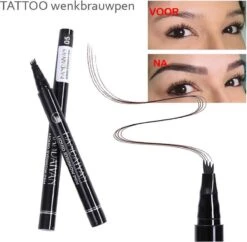 Wenkbrauw Microblade Pen - Tattoo - BRUIN 03 - Watervaste Microblading Wenkbrauwpen - Eyebrow Tattoo Pen - Make Up - 4 Punts Pen -Cosmetica Promotiewinkel 1200x1178 2
