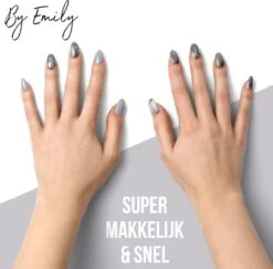 By Emily - Nagel Wrap - White Marble | 16 Stickers | Nail Wrap | Nail Art | Trendy | Design | Nagellakvrij | Eenvoudig | Nagel Wrap | Nagel Stickers | Folie | Zelfklevend | Sjablonen -Cosmetica Promotiewinkel 1200x1180 11
